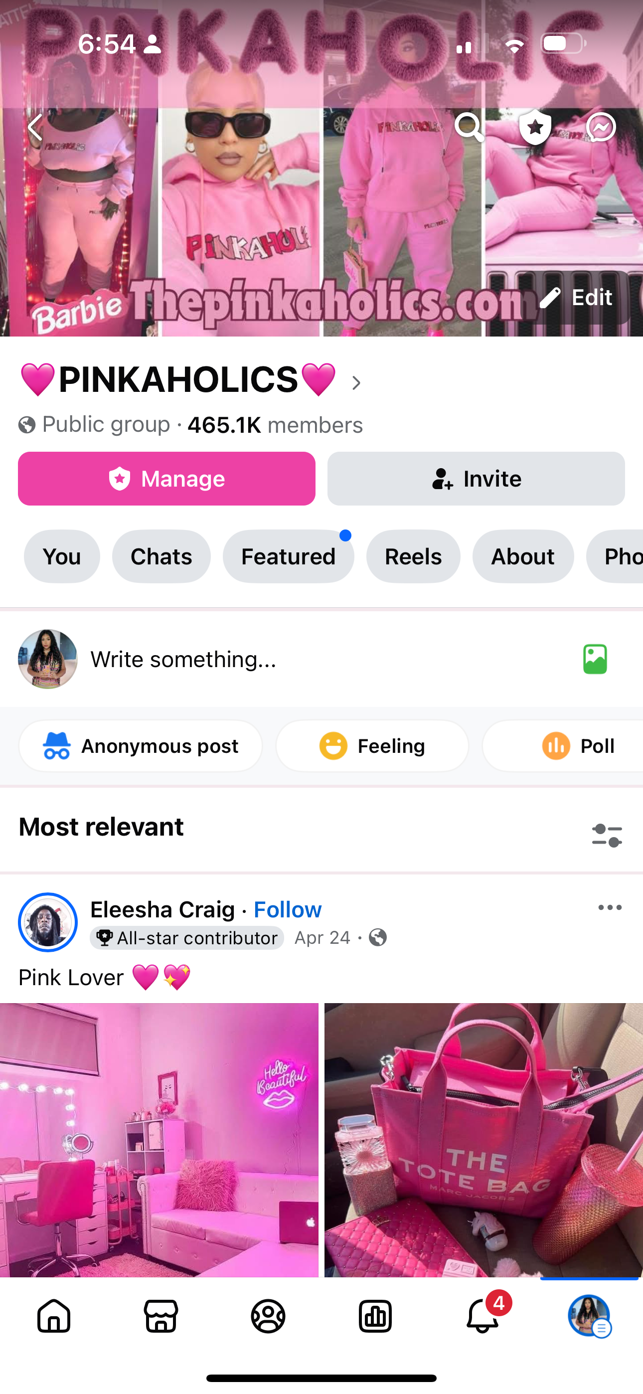PINKAHOLIC GROUP PROMO